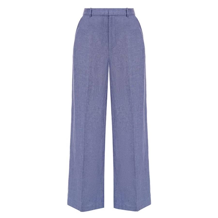 Polo Ralph Lauren Delave Wide-Leg Linen Pants by POLO RALPH LAUREN