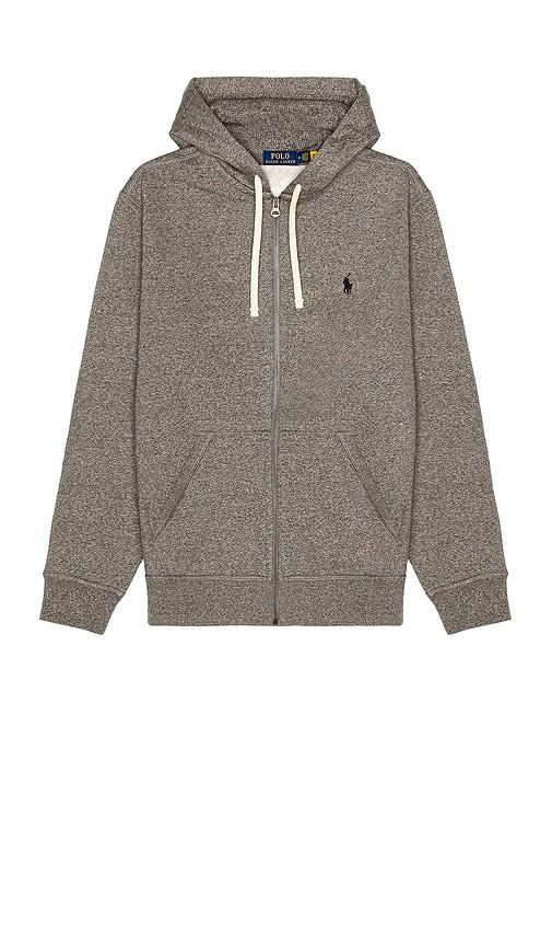 Polo Ralph Lauren Fleece Full-Zip Hoodie in Grey by POLO RALPH LAUREN