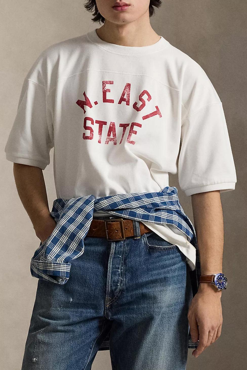 Polo Ralph Lauren Football Graphic Relaxed Fit Tee by POLO RALPH LAUREN