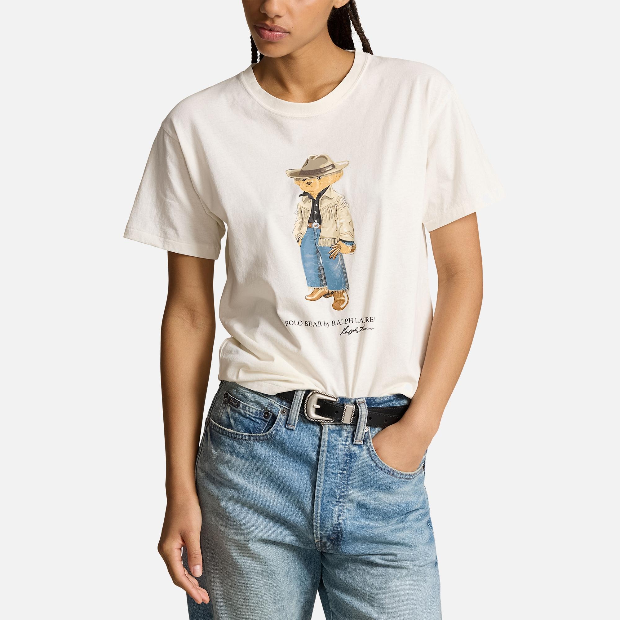 Polo Ralph Lauren Fringe Bear Cotton-Jersey T-Shirt by POLO RALPH LAUREN Polo Ralph Lauren Fringe Bear Cotton-Jersey T-Shirt by POLO RALPH LAUREN