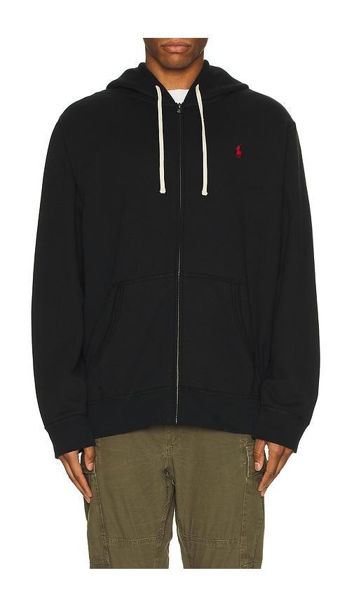 Polo Ralph Lauren Full Zip Hoodie in Black by POLO RALPH LAUREN