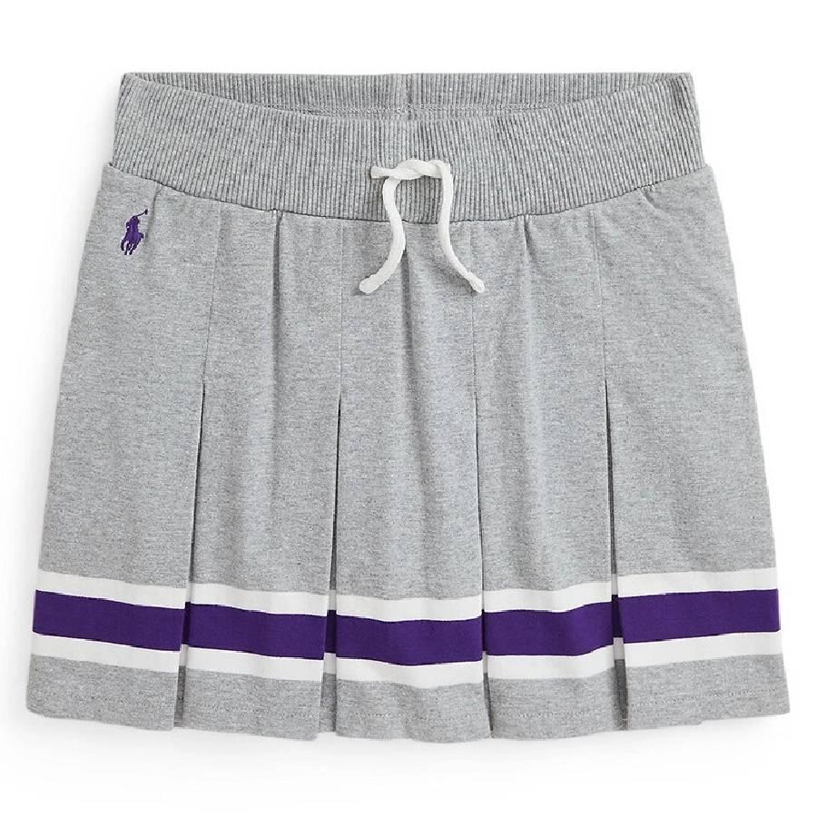 Polo Ralph Lauren Girls Drawstring Pleated Cotton Skirt by POLO RALPH LAUREN