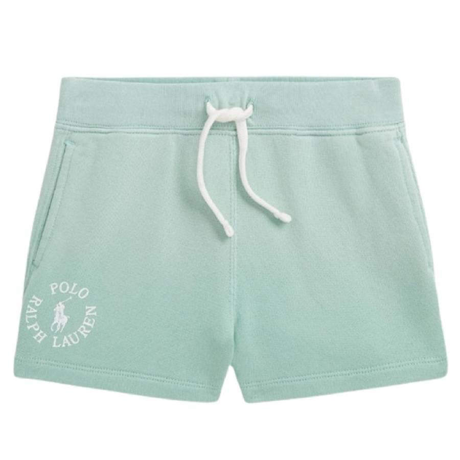 Polo Ralph Lauren Girls Embroidered Logo Cotton Shorts by POLO RALPH LAUREN