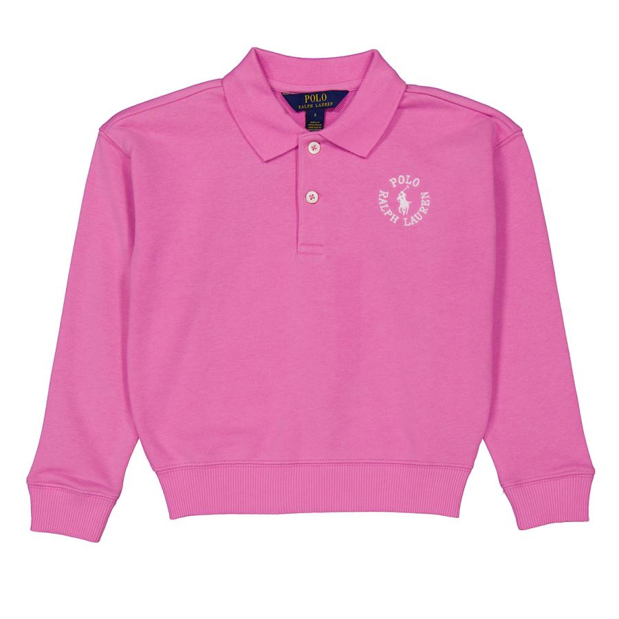 Polo Ralph Lauren Girls Logo French Terry Polo Sweatshirt by POLO RALPH LAUREN