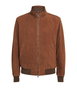 Polo Ralph Lauren Goat Suede Charleton Bomber Jacket by POLO RALPH LAUREN Polo Ralph Lauren Goat Suede Charleton Bomber Jacket by POLO RALPH LAUREN