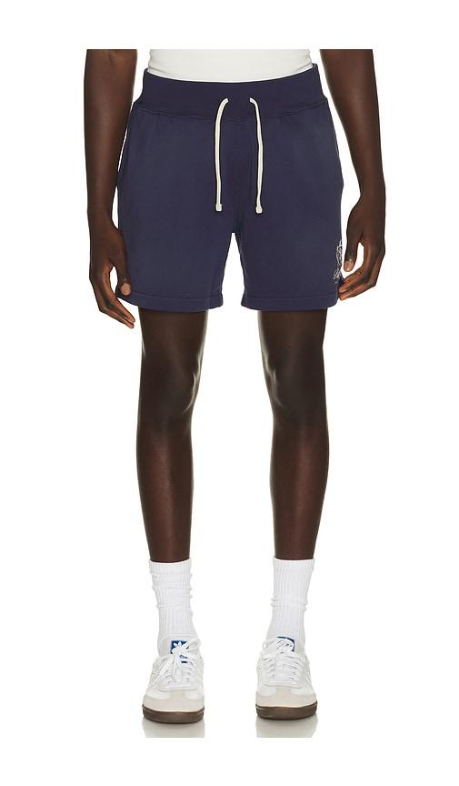 Polo Ralph Lauren Island Fleece Knit Pull On Short in Blue by POLO RALPH LAUREN