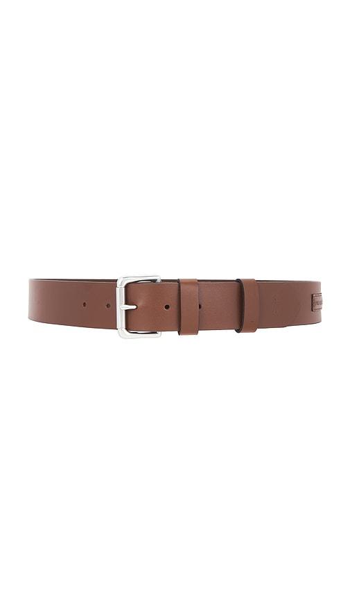 Polo Ralph Lauren Italian Saddle Leather Belt in Tan by POLO RALPH LAUREN