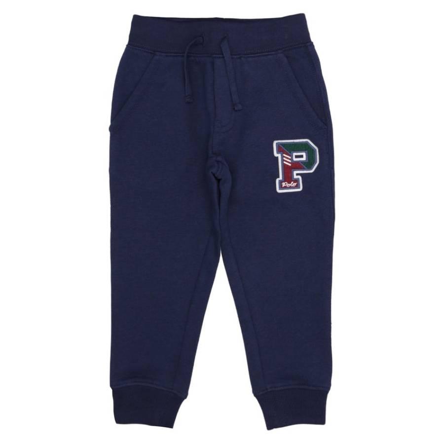 Polo Ralph Lauren Kids Fleece Letterman Joggers by POLO RALPH LAUREN