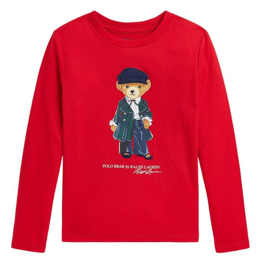 Polo Ralph Lauren Kids Polo Bear Long-Sleeve T-Shirt by POLO RALPH LAUREN