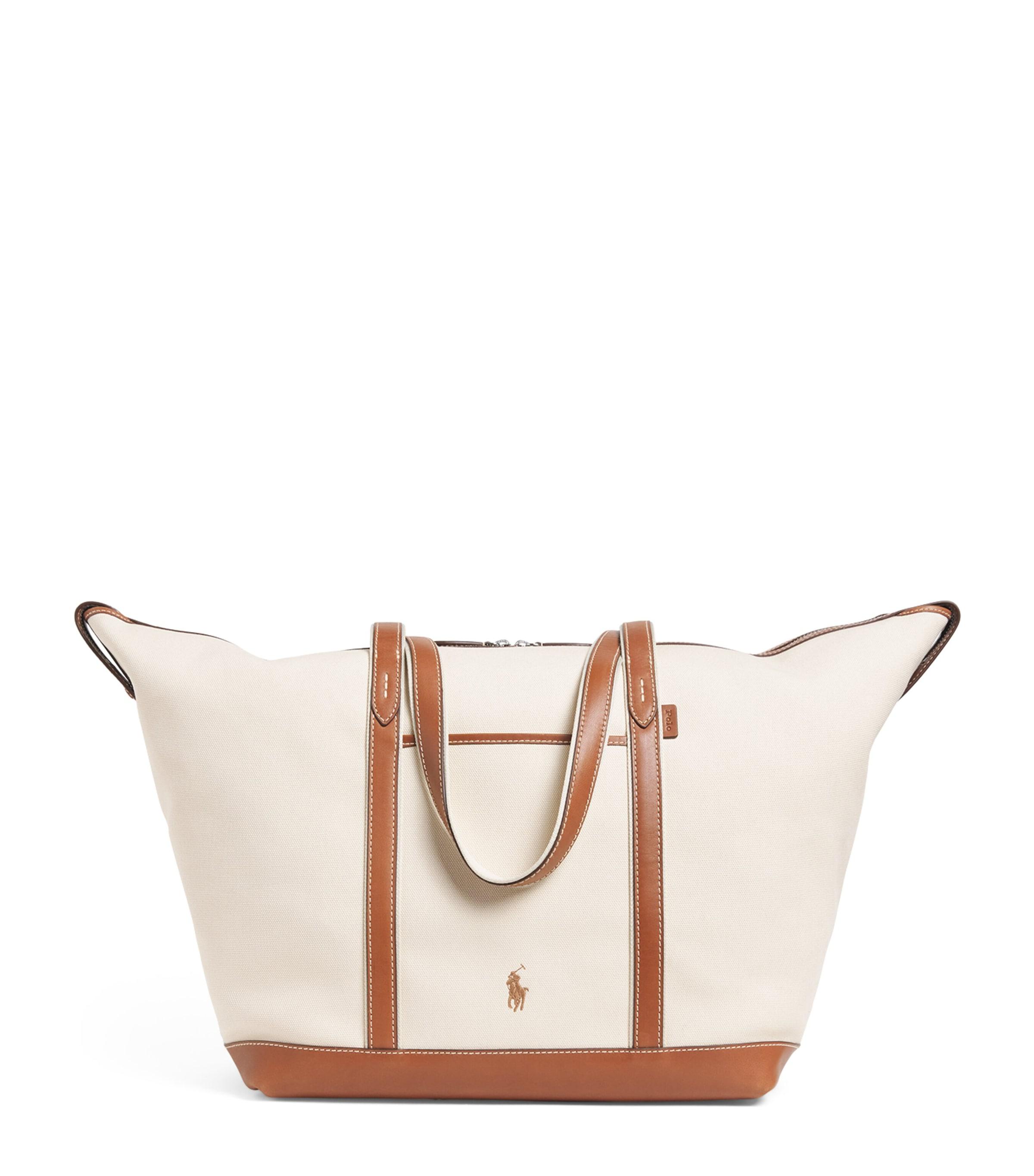 Polo Ralph Lauren Large Canvas Shopper Tote Bag by POLO RALPH LAUREN