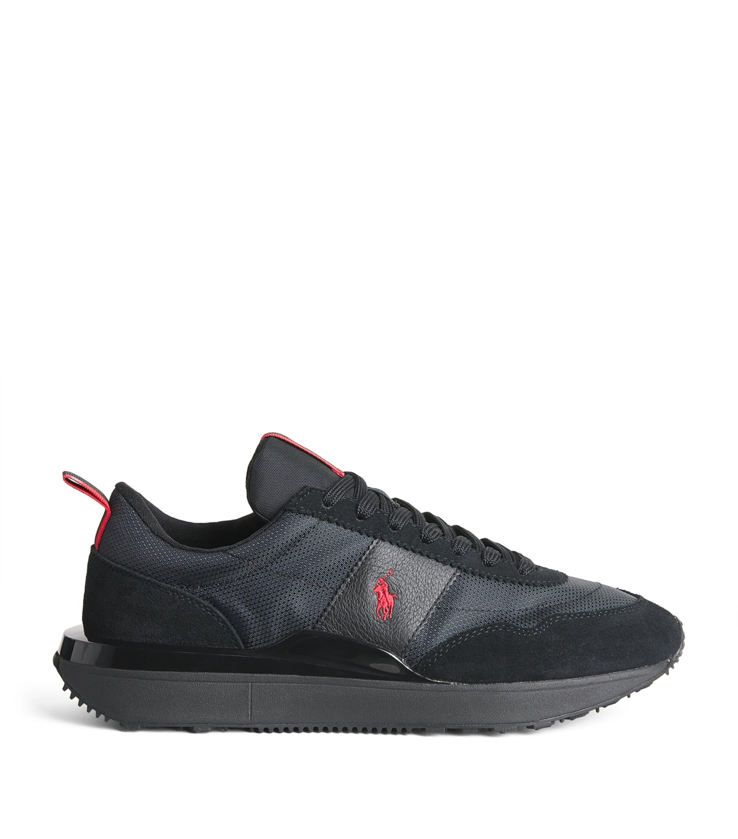 Polo Ralph Lauren Leather-Blend Logo Sneakers by POLO RALPH LAUREN