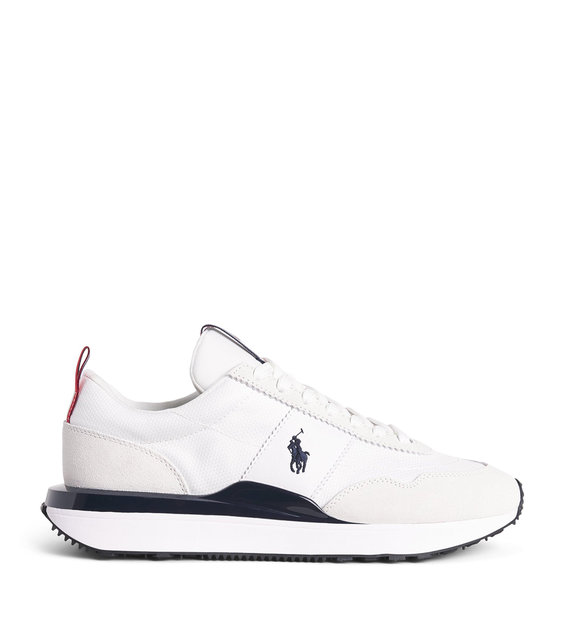 Polo Ralph Lauren Leather-Blend Train 89 Sneakers by POLO RALPH LAUREN