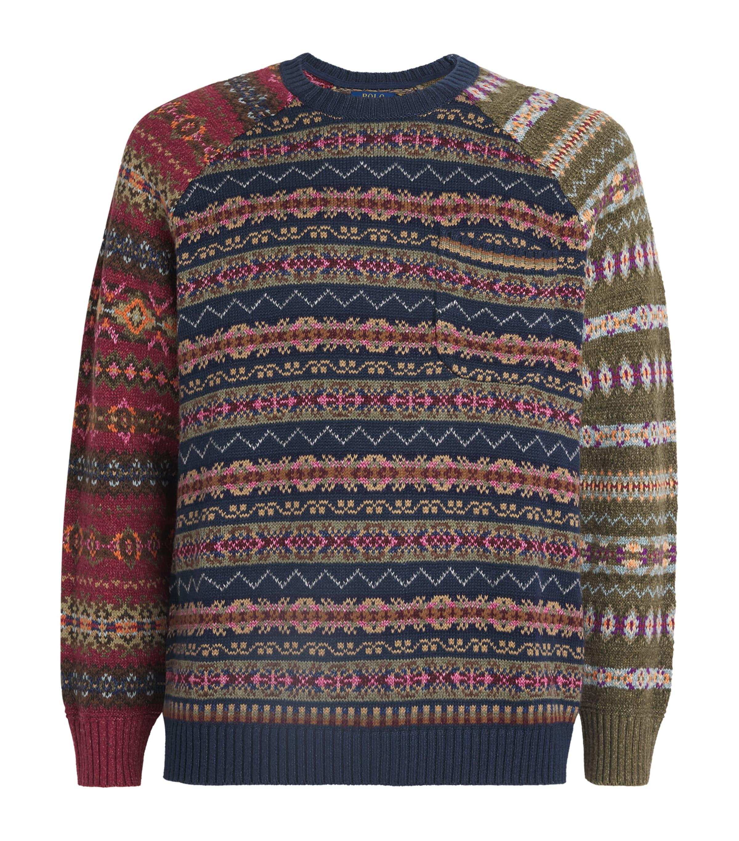 Polo Ralph Lauren Linen-Cotton-Silk Fair Isle Sweater by POLO RALPH LAUREN
