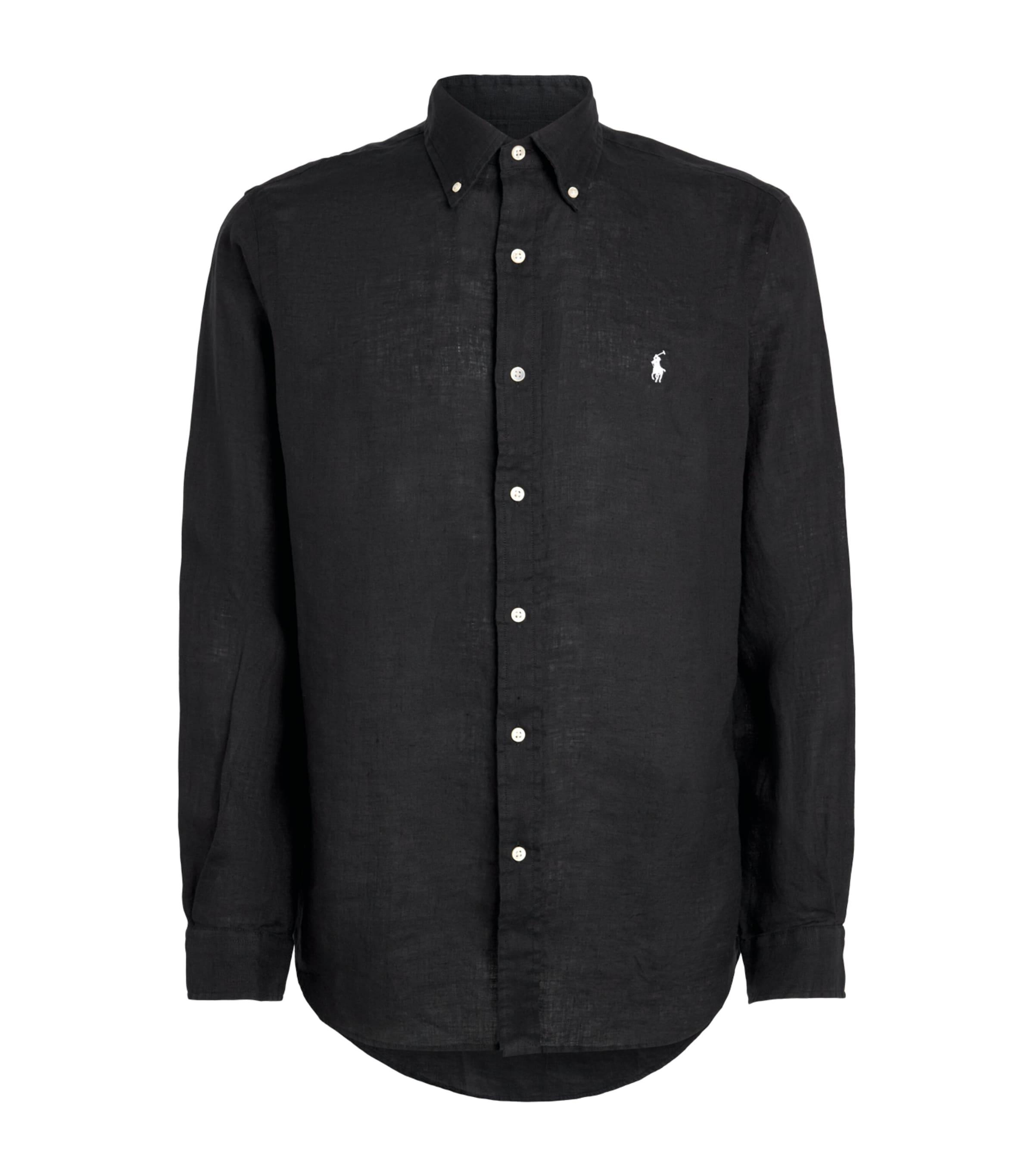 Polo Ralph Lauren Linen Custom-Fit Polo Pony Shirt by POLO RALPH LAUREN