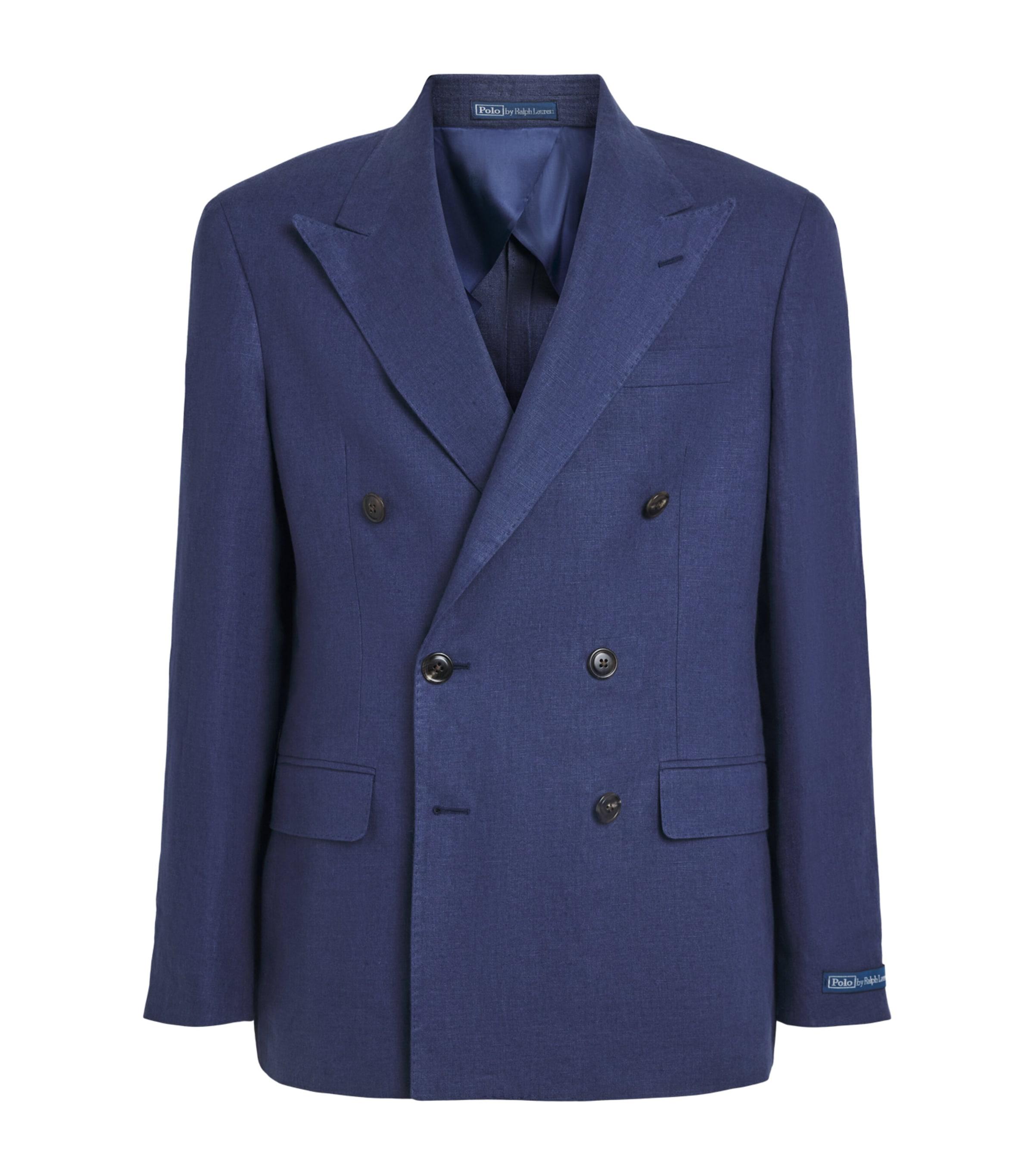 Polo Ralph Lauren Linen Double-Breasted Blazer by POLO RALPH LAUREN
