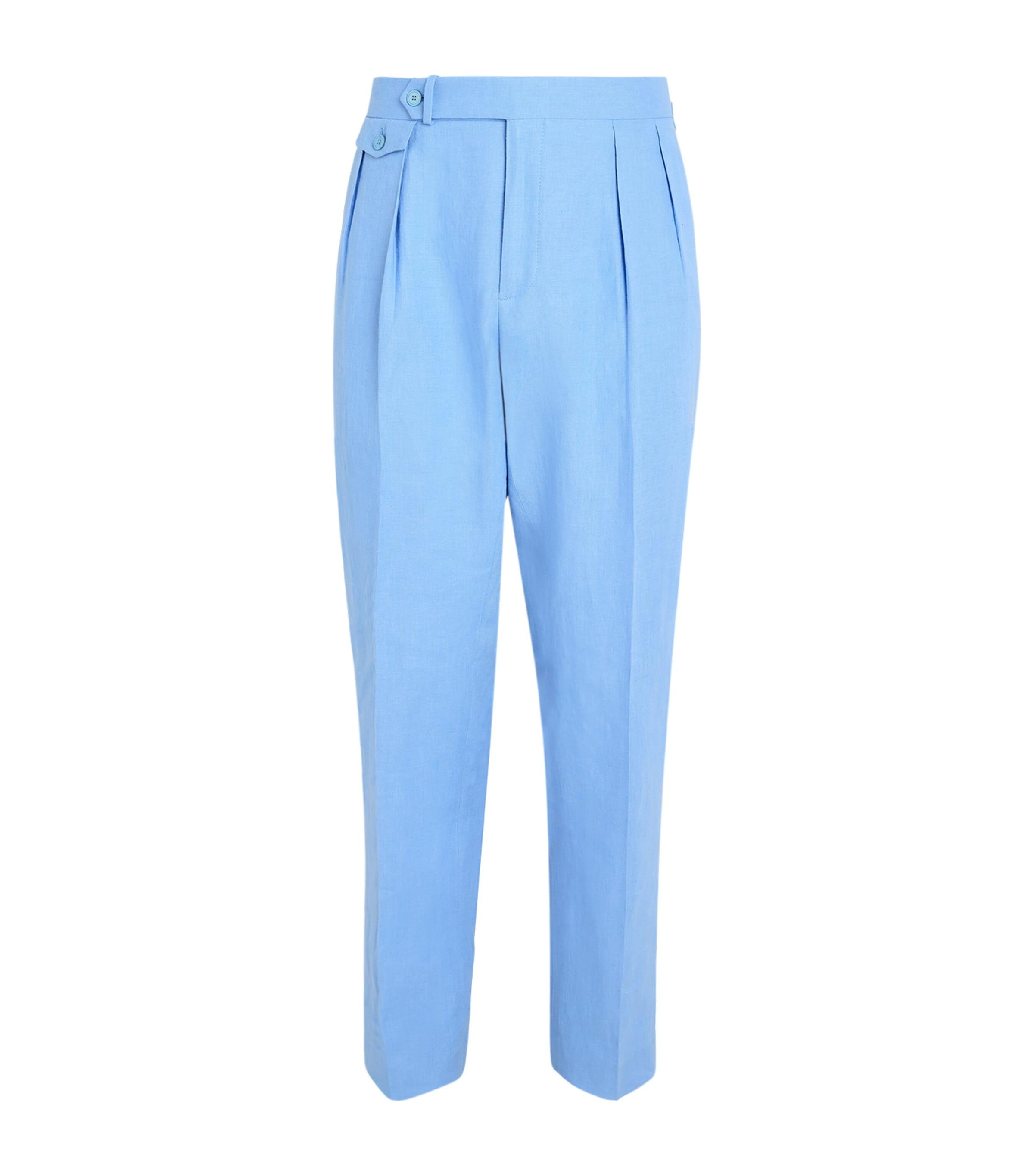 Polo Ralph Lauren Linen Pleated Suit Trousers by POLO RALPH LAUREN