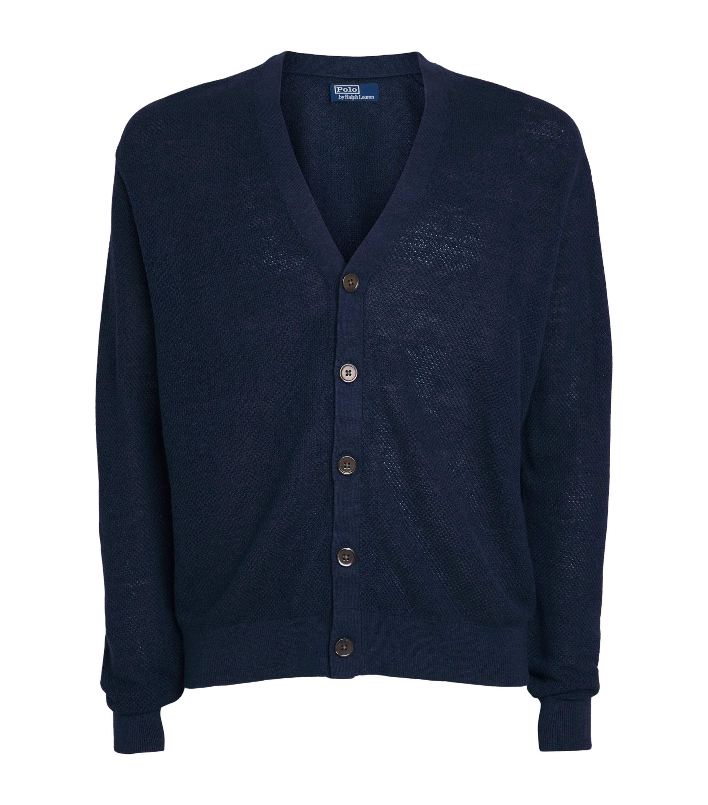 Polo Ralph Lauren Linen Relaxed Cardigan by POLO RALPH LAUREN