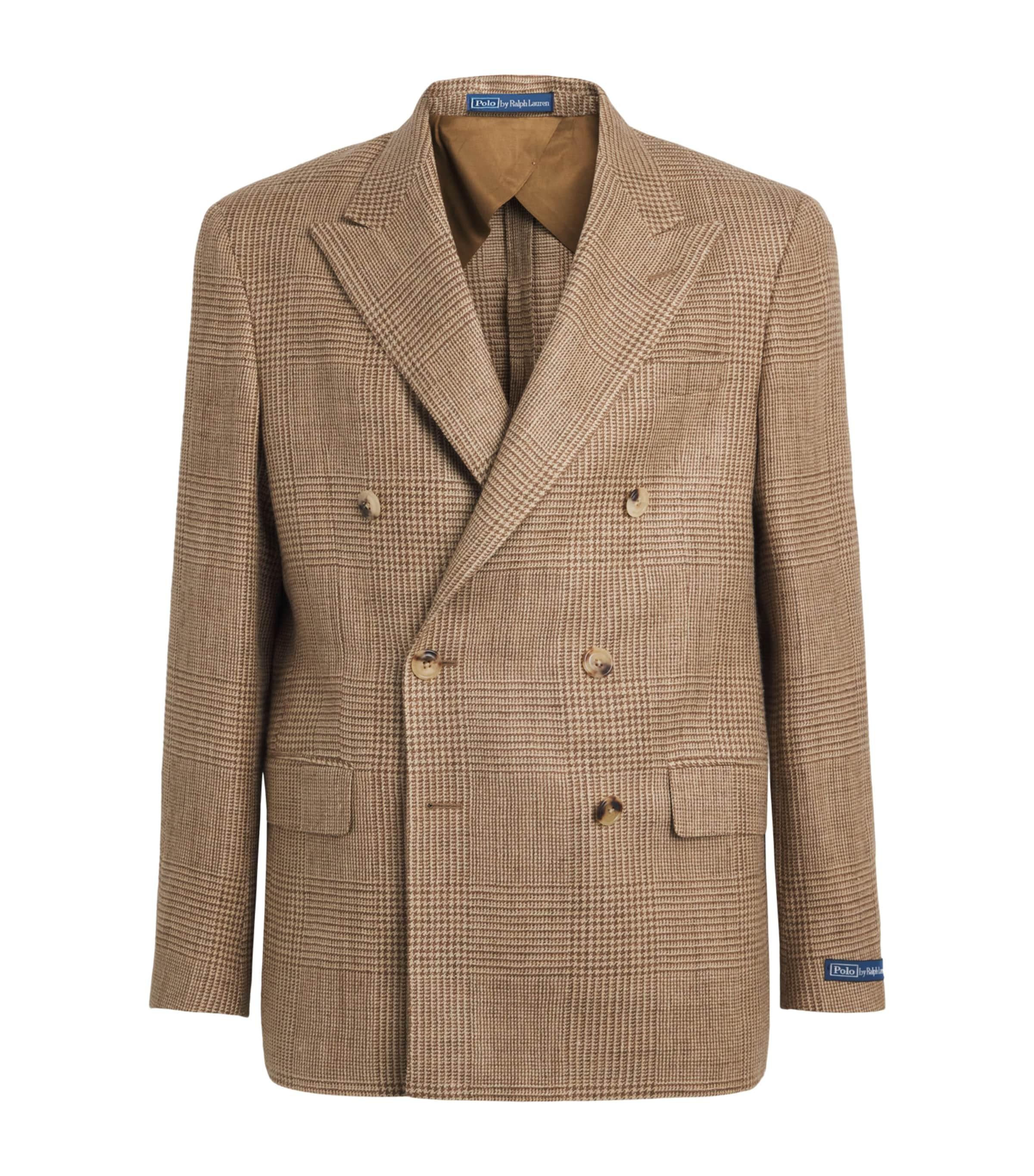 Polo Ralph Lauren Linen-Silk-Wool Glenplaid Blazer by POLO RALPH LAUREN