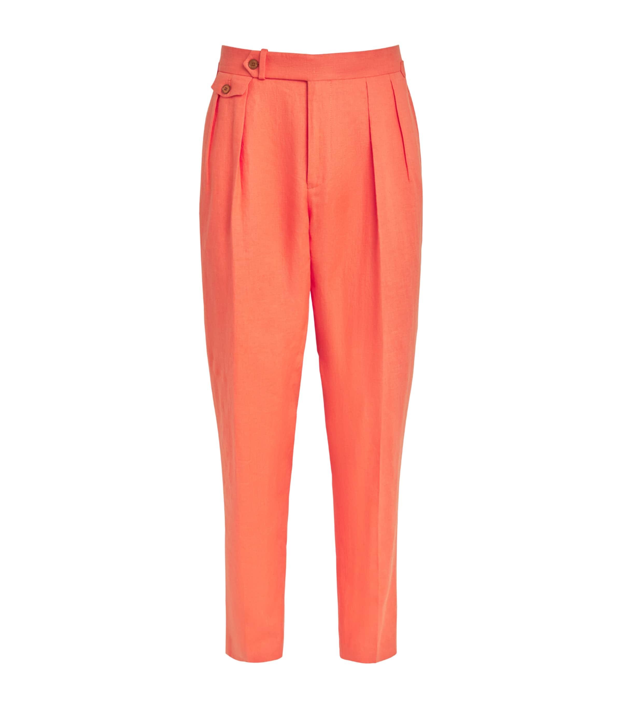 Polo Ralph Lauren Linen Tailored Trousers by POLO RALPH LAUREN