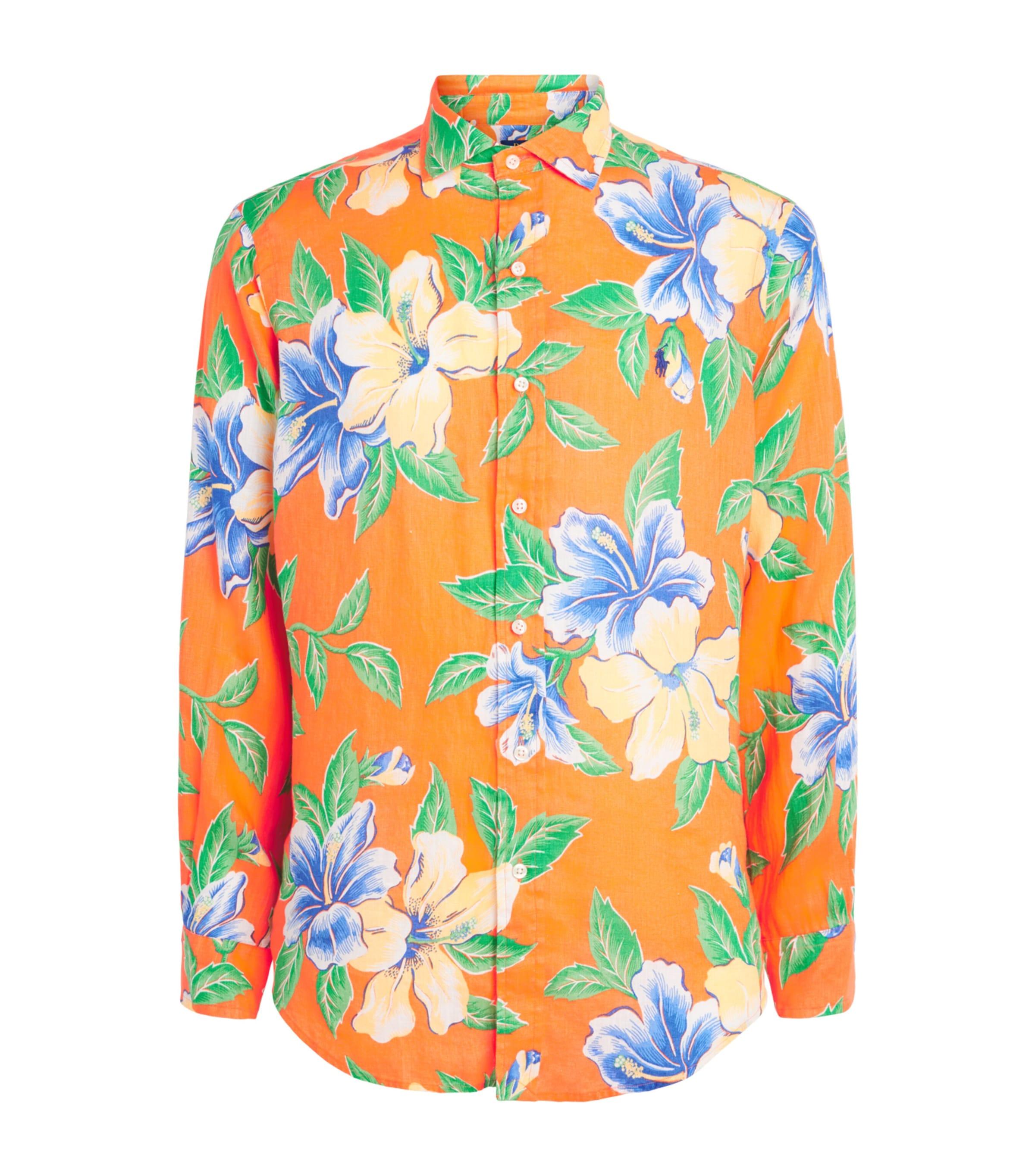Polo Ralph Lauren Linen Tropical Floral Print Shirt by POLO RALPH LAUREN