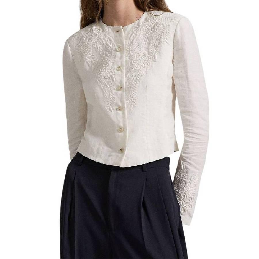 Polo Ralph Lauren Long-Sleeve Linen Jacket by POLO RALPH LAUREN