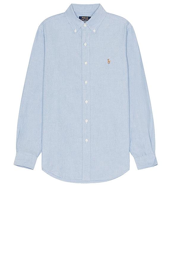 Polo Ralph Lauren Long Sleeve Oxford Sport Shirt in Blue by POLO RALPH LAUREN