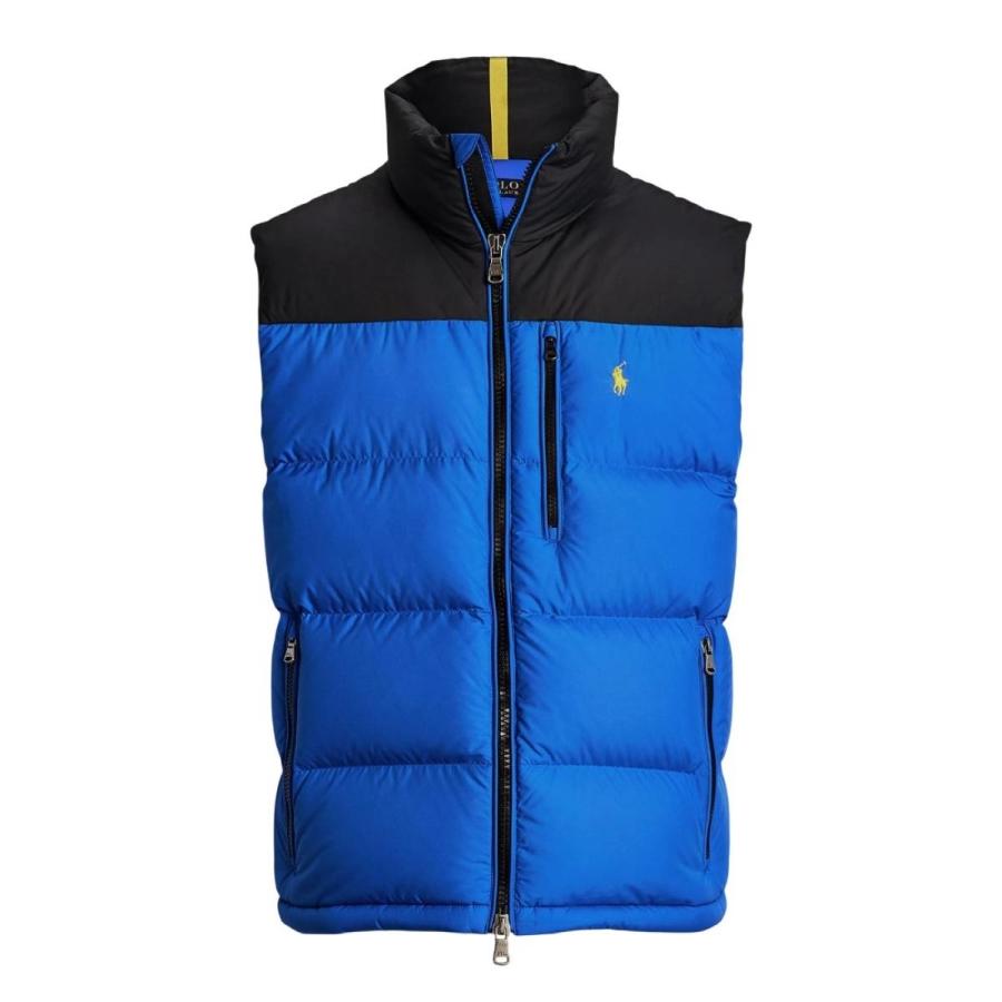Polo Ralph Lauren Mens Gorham Color-Blocked Down Vest by POLO RALPH LAUREN
