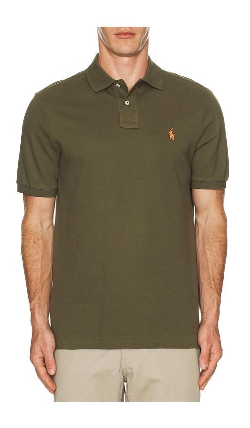 Polo Ralph Lauren Mesh Short Sleeve Polo in Olive by POLO RALPH LAUREN