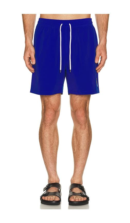 Polo Ralph Lauren Novelty Island Bear Traveler Swim Trunk in Royal by POLO RALPH LAUREN