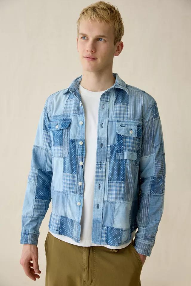 Polo Ralph Lauren Original Label Patchwork Denim Long Sleeve Shirt by POLO RALPH LAUREN