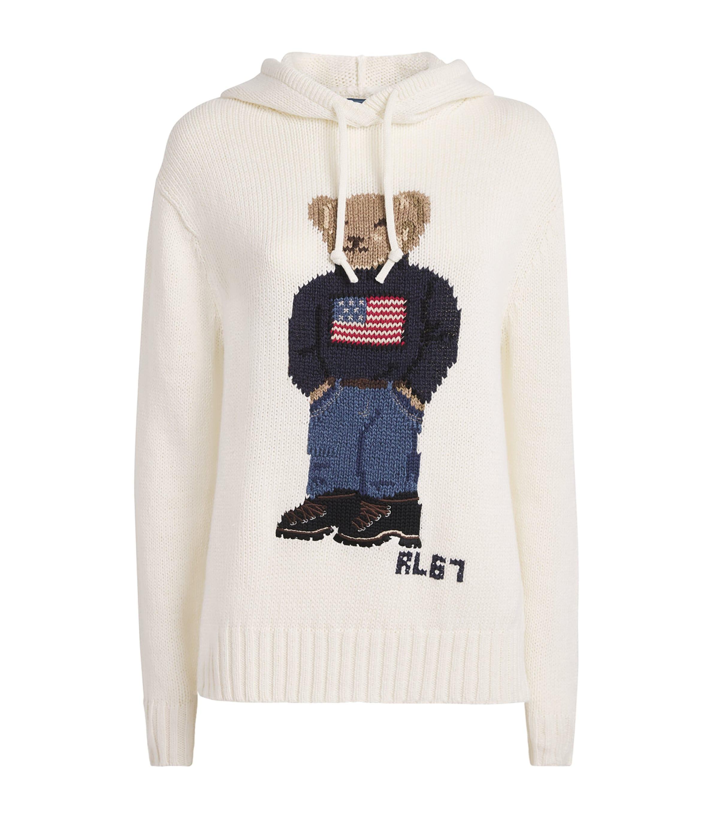 Polo Ralph Lauren Polo Bear Knit Hoodie by POLO RALPH LAUREN
