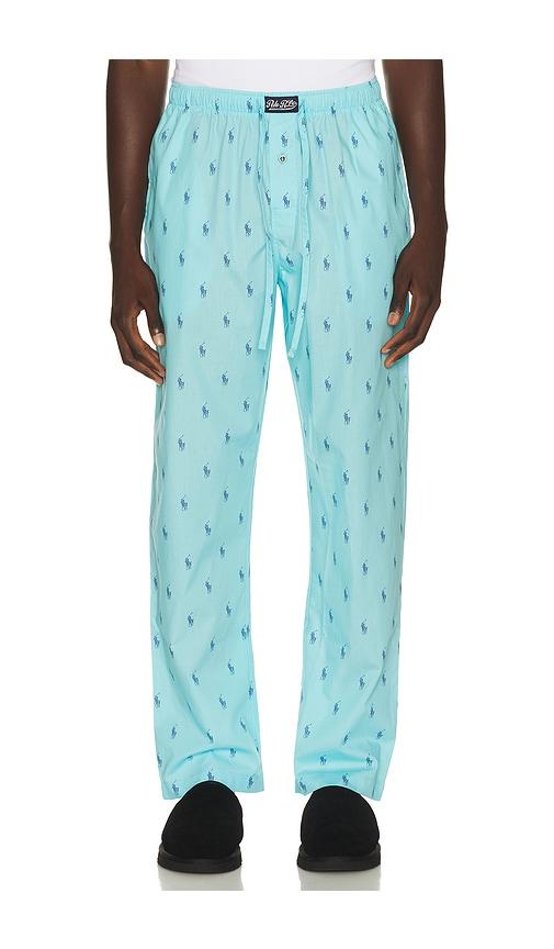 Polo Ralph Lauren Polo Pony Pajama Pant in Baby Blue by POLO RALPH LAUREN