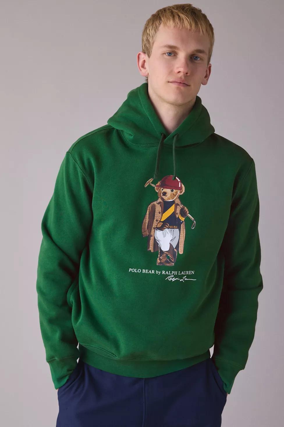 Polo Ralph Lauren Polo Society Bear Graphic Hoodie Sweatshirt by POLO RALPH LAUREN