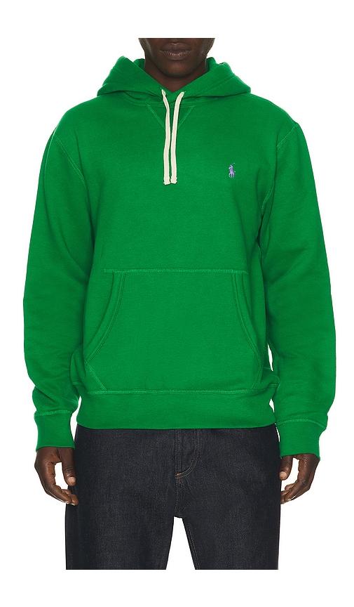 Polo Ralph Lauren RL Fleece Pullover Hoodie in Green by POLO RALPH LAUREN