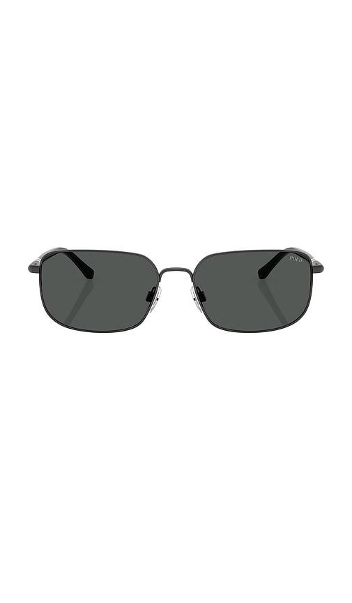 Polo Ralph Lauren Rectangular Sunglasses in Black by POLO RALPH LAUREN