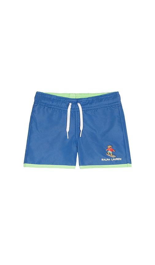 Polo Ralph Lauren Recycled Polyester Woven Swim Trunk in Royal by POLO RALPH LAUREN
