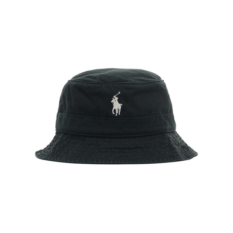 Polo Ralph Lauren Reversible Chino Loft Bucket Hat 'Black' by POLO RALPH LAUREN