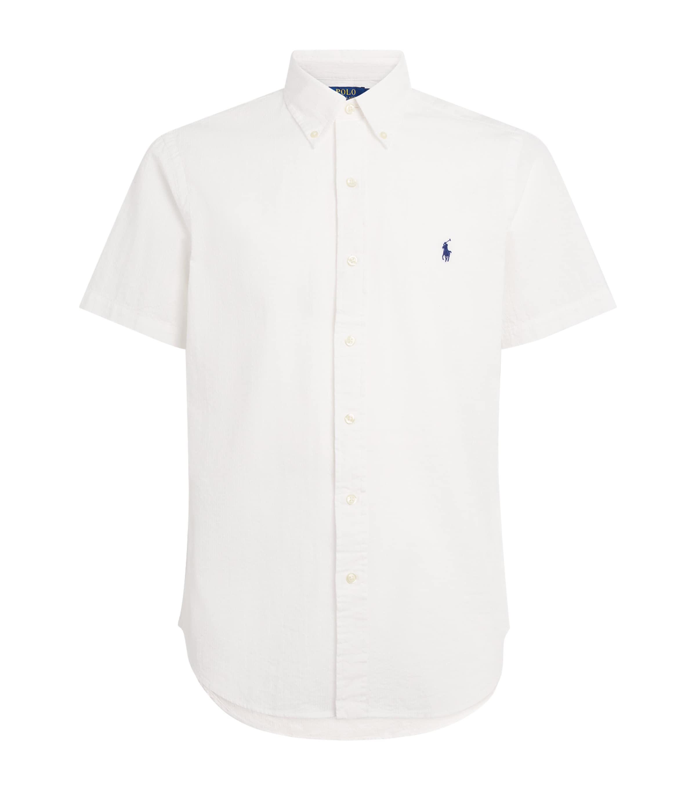 Polo Ralph Lauren Seersucker Cotton Custom Fit Shirt by POLO RALPH LAUREN