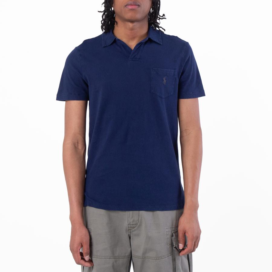 Polo Ralph Lauren Short Sleeve Cotton-Linen Polo Shirt by POLO RALPH LAUREN