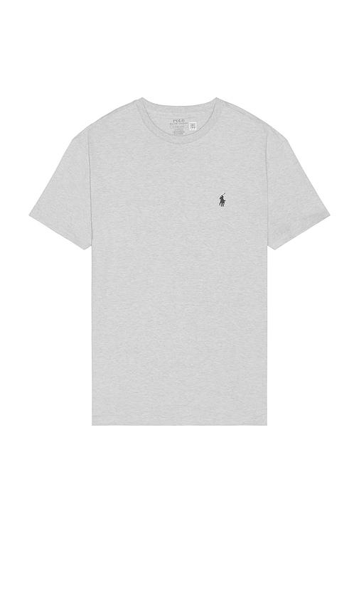 Polo Ralph Lauren Short Sleeve Crewneck T-Shirt in Light Grey by POLO RALPH LAUREN