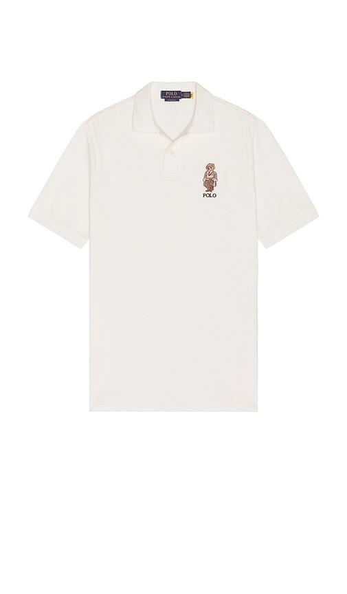 Polo Ralph Lauren Short Sleeve Heritage Bear Polo in White by POLO RALPH LAUREN