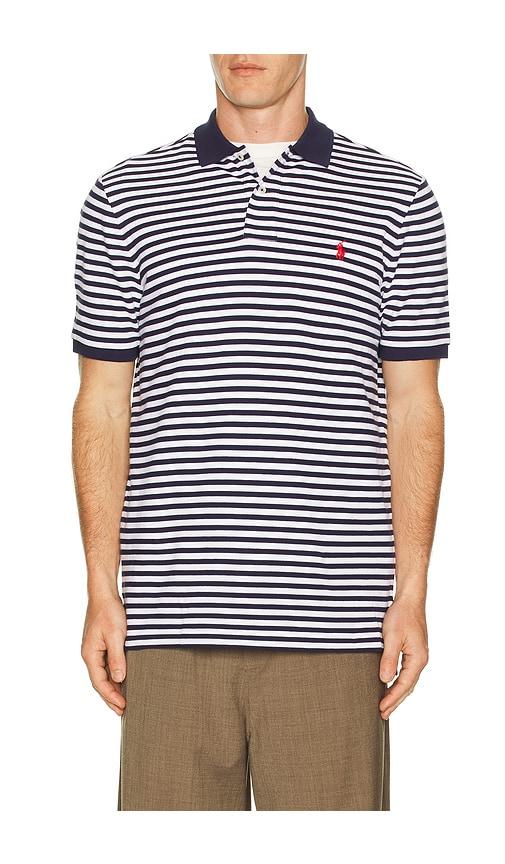 Polo Ralph Lauren Short Sleeve Mesh Polo Classic Fit in Blue by POLO RALPH LAUREN