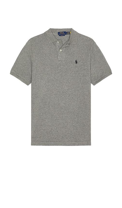 Polo Ralph Lauren Short Sleeve Mesh Polo in Grey by POLO RALPH LAUREN