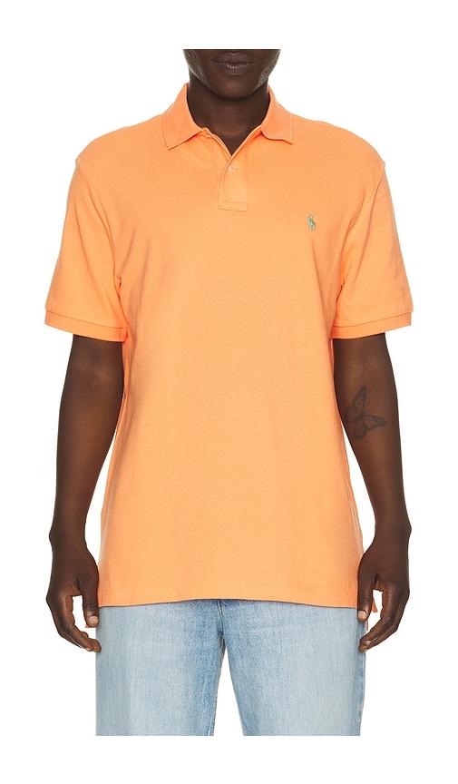 Polo Ralph Lauren Short Sleeve Mesh Polo in Orange by POLO RALPH LAUREN