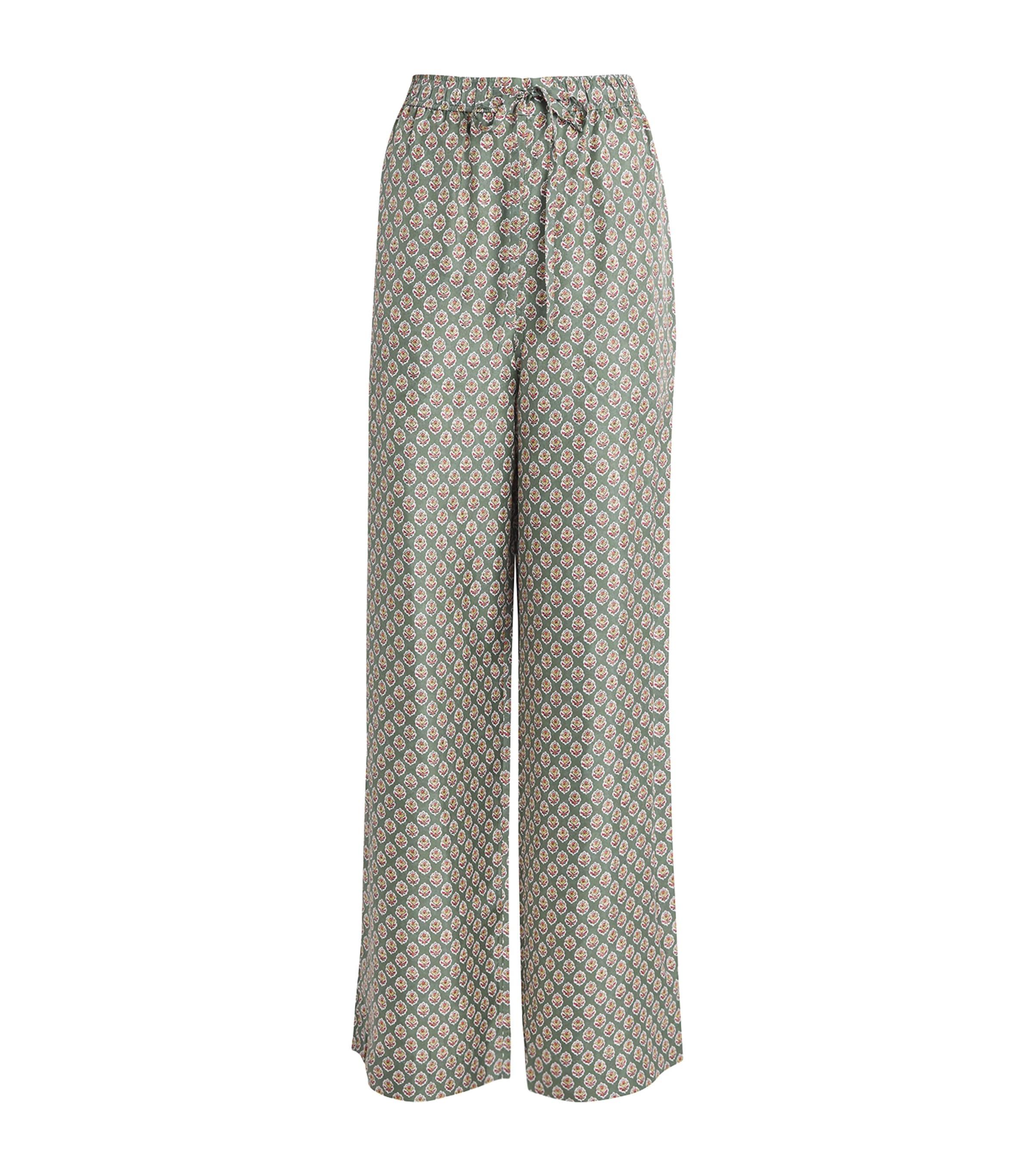 Polo Ralph Lauren Silk Floral Wide-Leg Trousers by POLO RALPH LAUREN