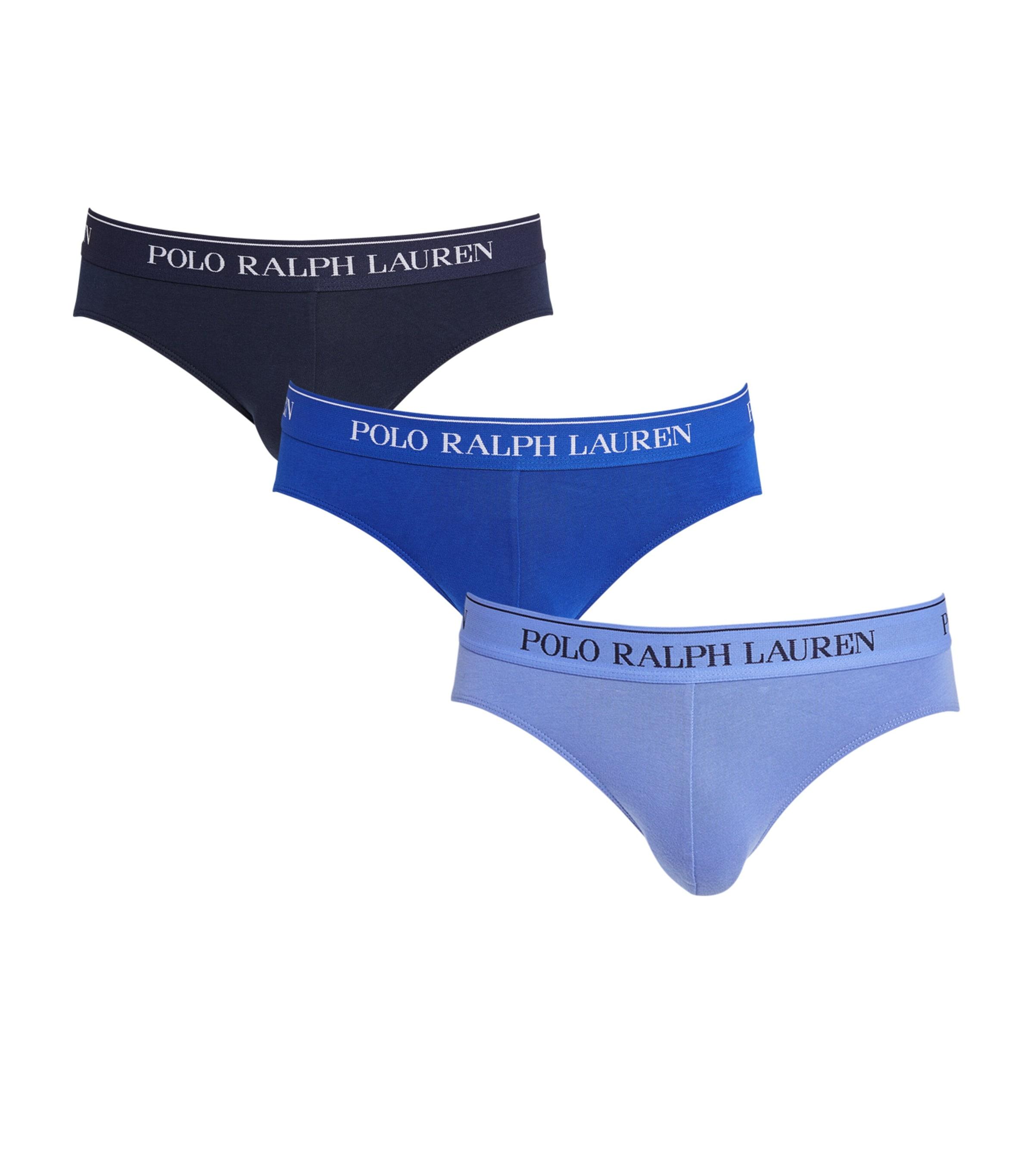 Polo Ralph Lauren Stretch-Cotton Low-Rise Briefs (Pack of 3) by POLO RALPH LAUREN