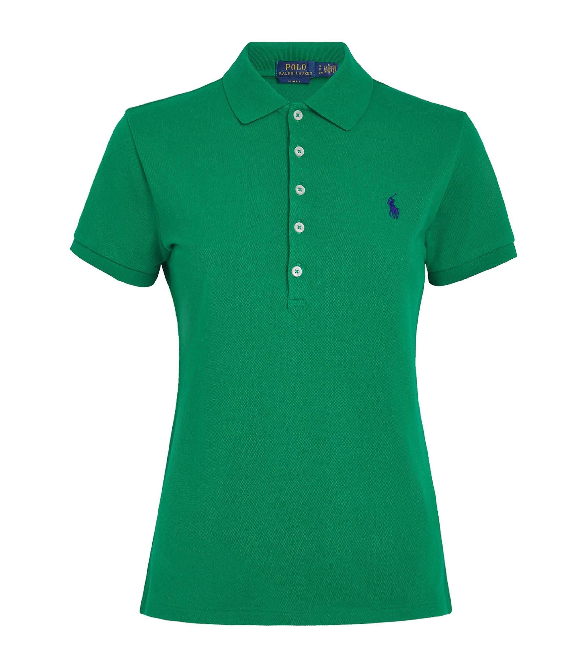 Polo Ralph Lauren Stretch-Cotton Piqué Julie Polo Shirt by POLO RALPH LAUREN