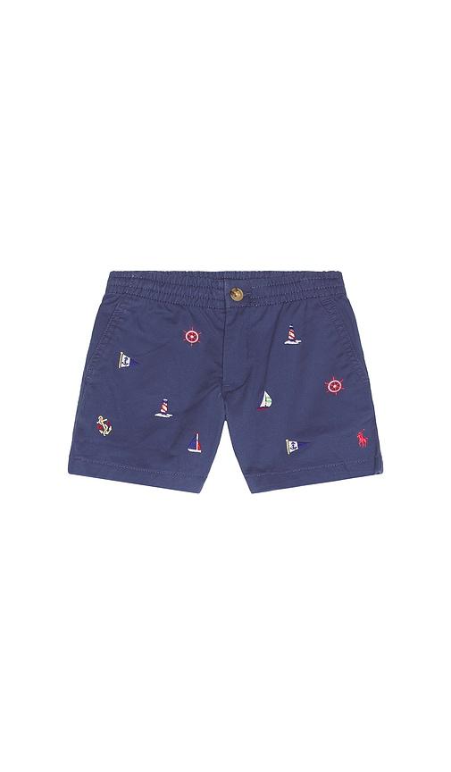 Polo Ralph Lauren Stretch Twill Prepster Boat Short in Navy by POLO RALPH LAUREN