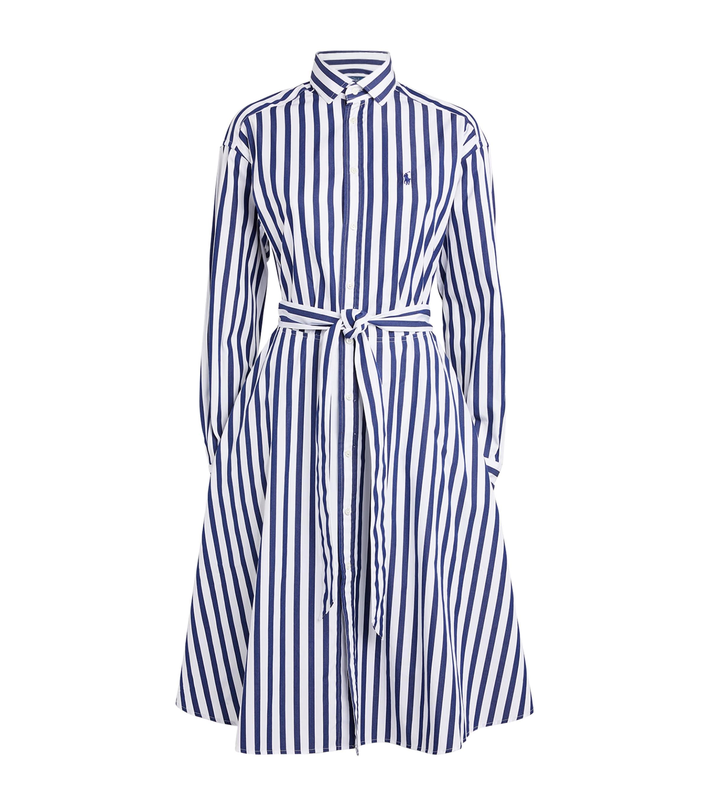 Polo Ralph Lauren Stripe Polo Pony Mini Shirt Dress by POLO RALPH LAUREN