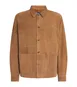 Polo Ralph Lauren Suede Patch-Pocket Overshirt by POLO RALPH LAUREN